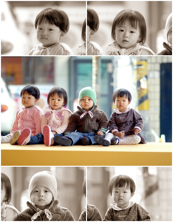 합성한 단체사진