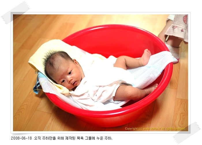 테스트중인 주하